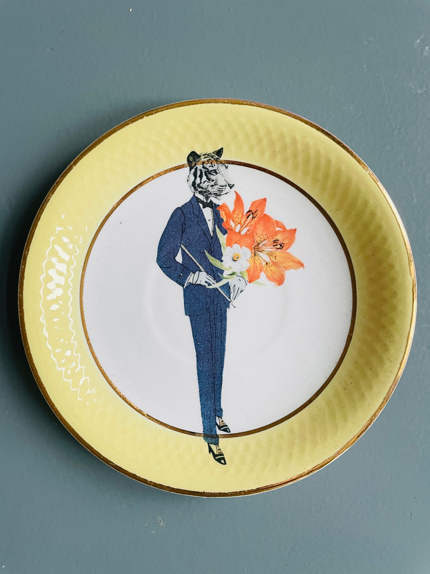 Gepimpt bordje - Buying myself Flowers