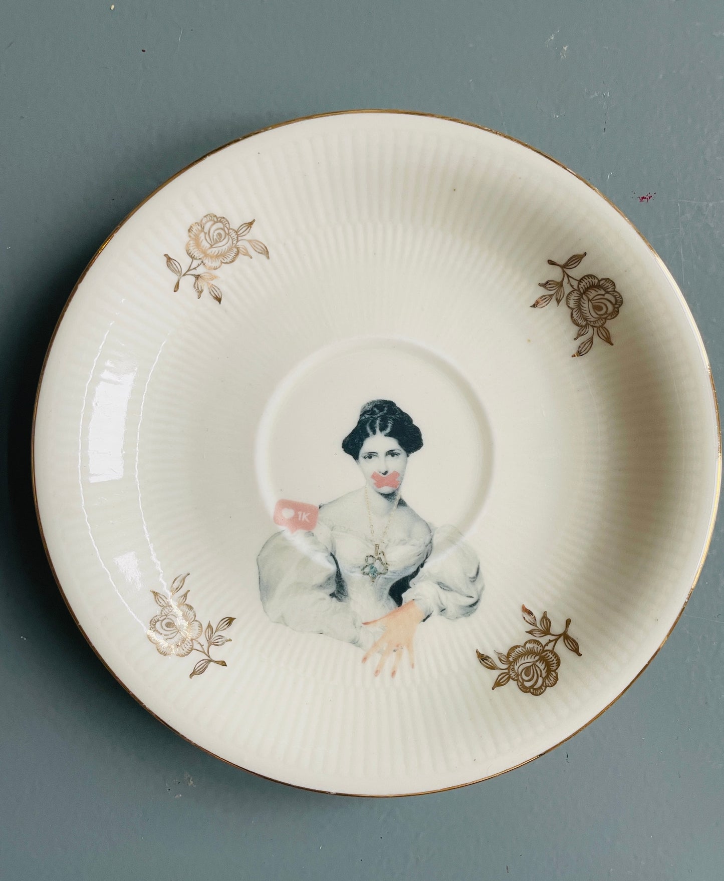 Gepimpt bordje - My lips r sealed