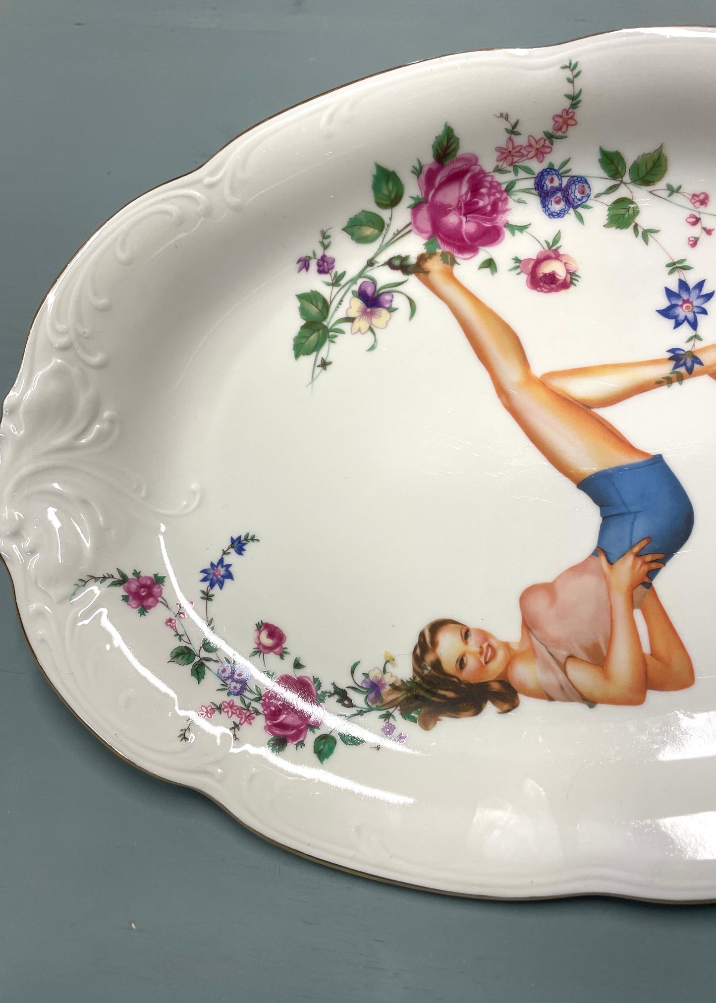 Gepimpte schaal - You can buy yourself flowers