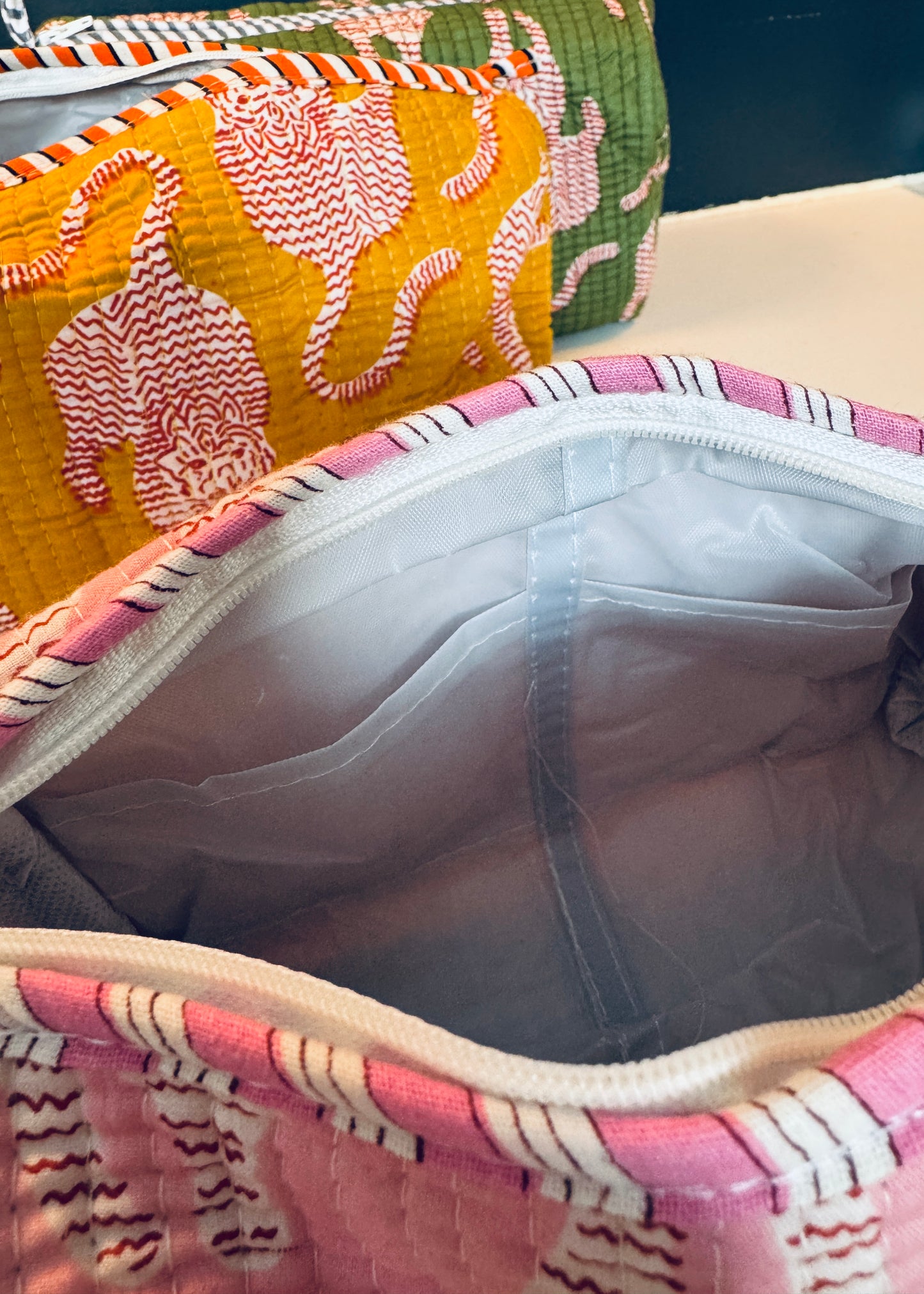 Set van 3 toilettasjes • make-up tasjes