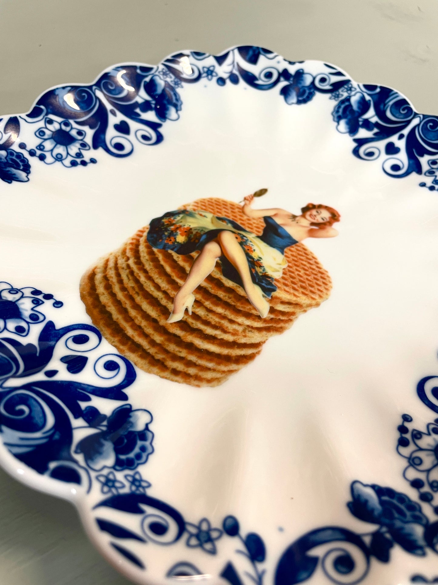 Gepimpt bord - Sitting on Stroopwafels and relax