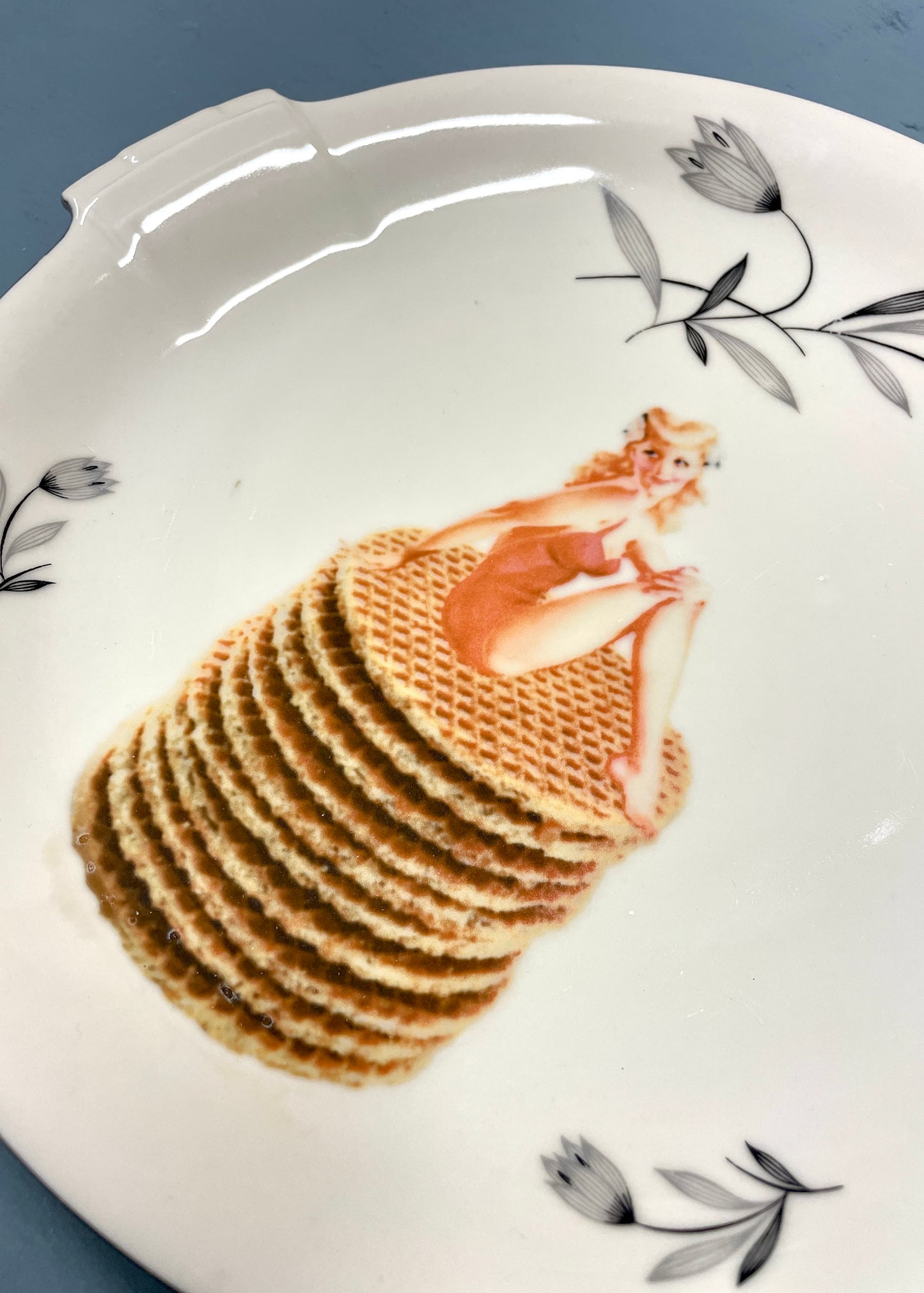 Gepimpte schaal - Being happy on stroopwafels