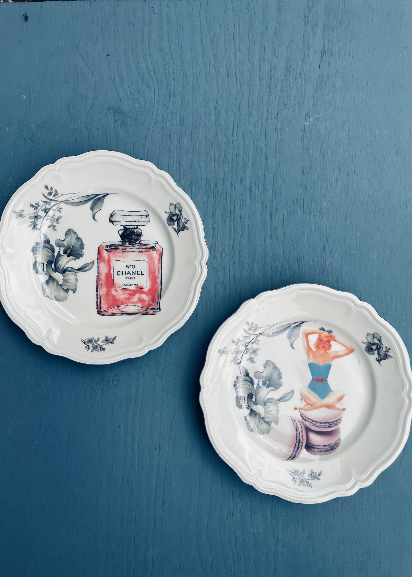 Gepimpt bord - Purple Macarons