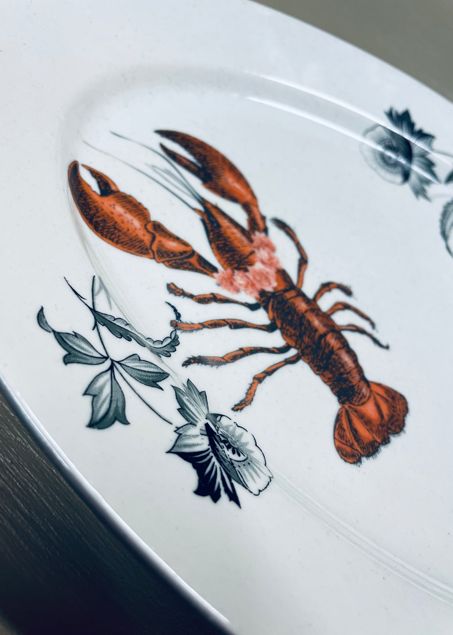Gepimpte schaal - Lobster in bloem