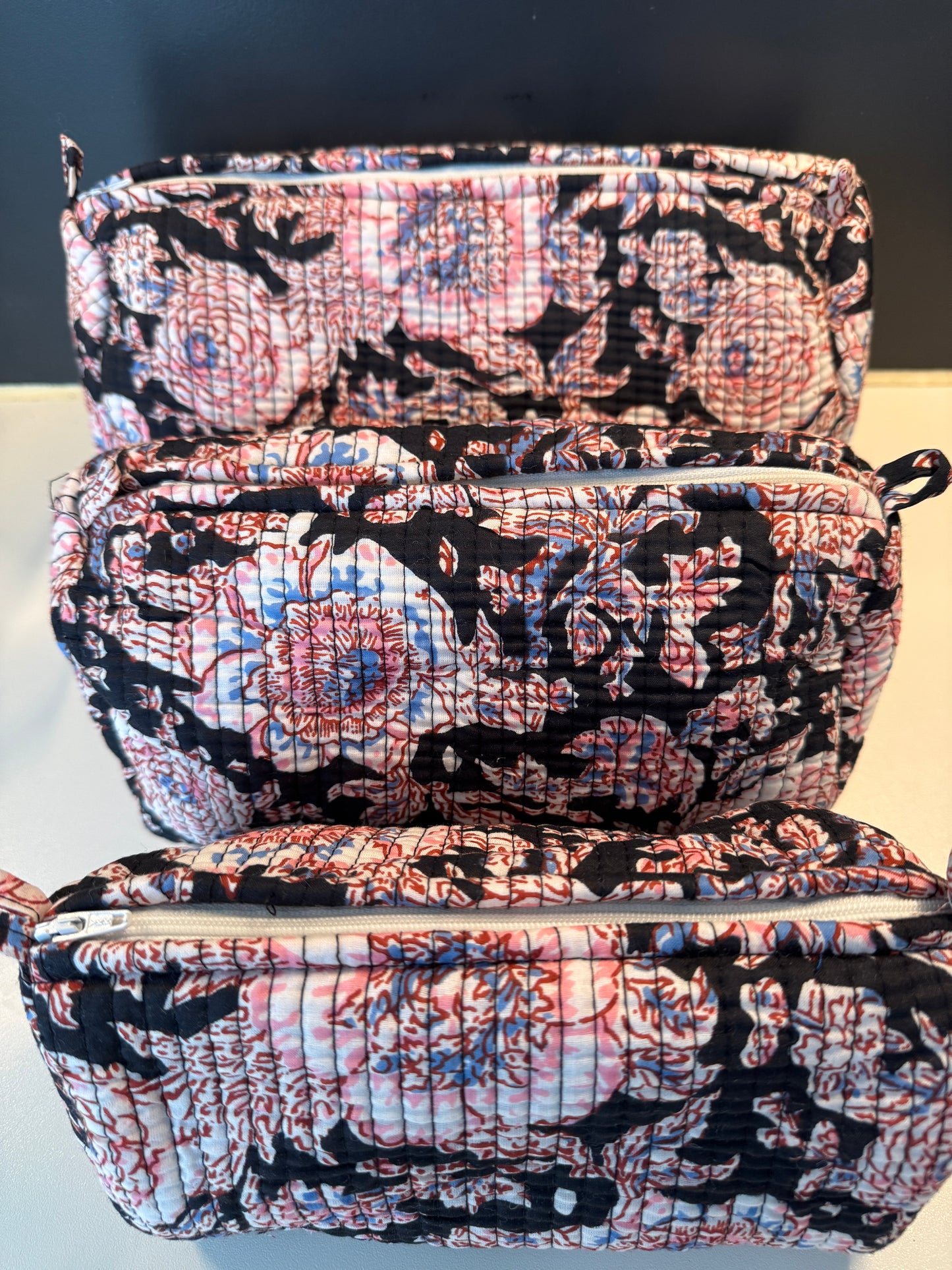 Set van 3 toilettasjes • makeuptasjes