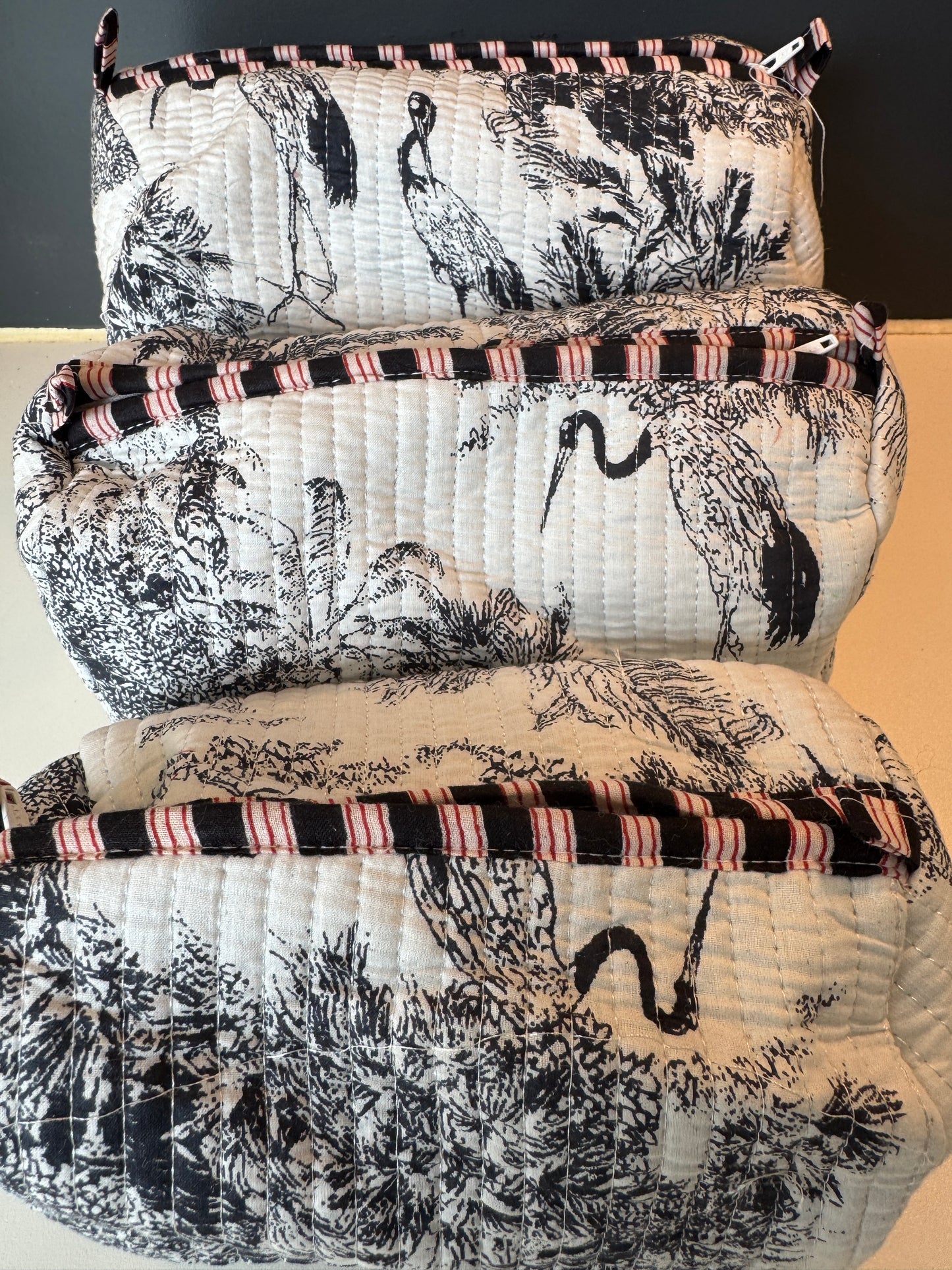 Set van 3 toilettasjes • makeuptasjes