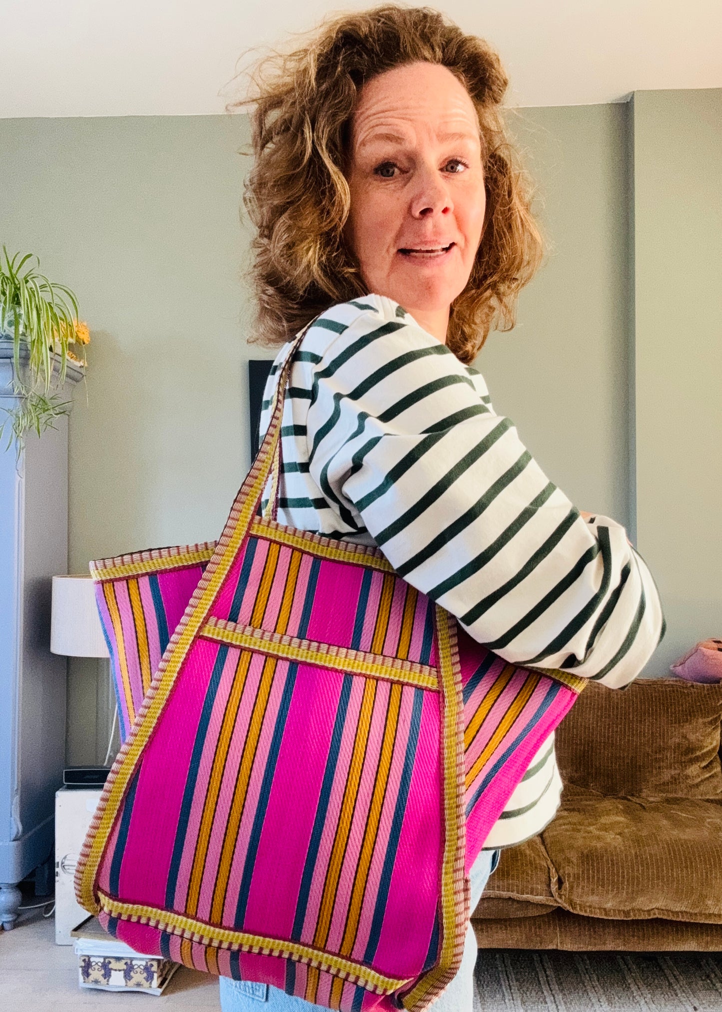 Vintage look Shopper • Strandtas