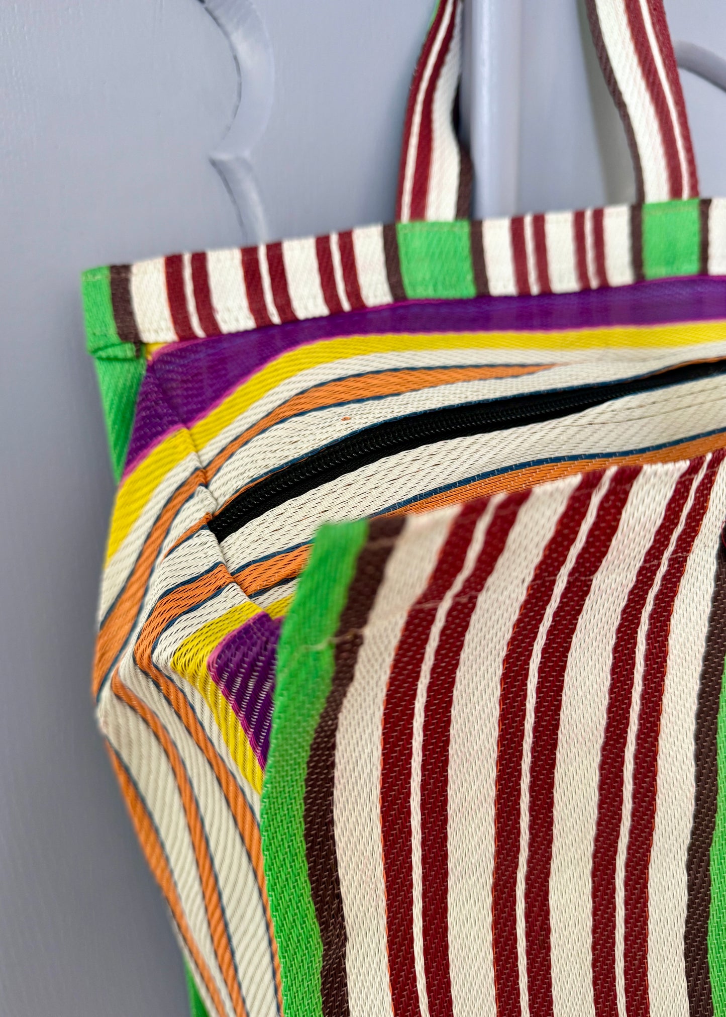 Shopper met rits
