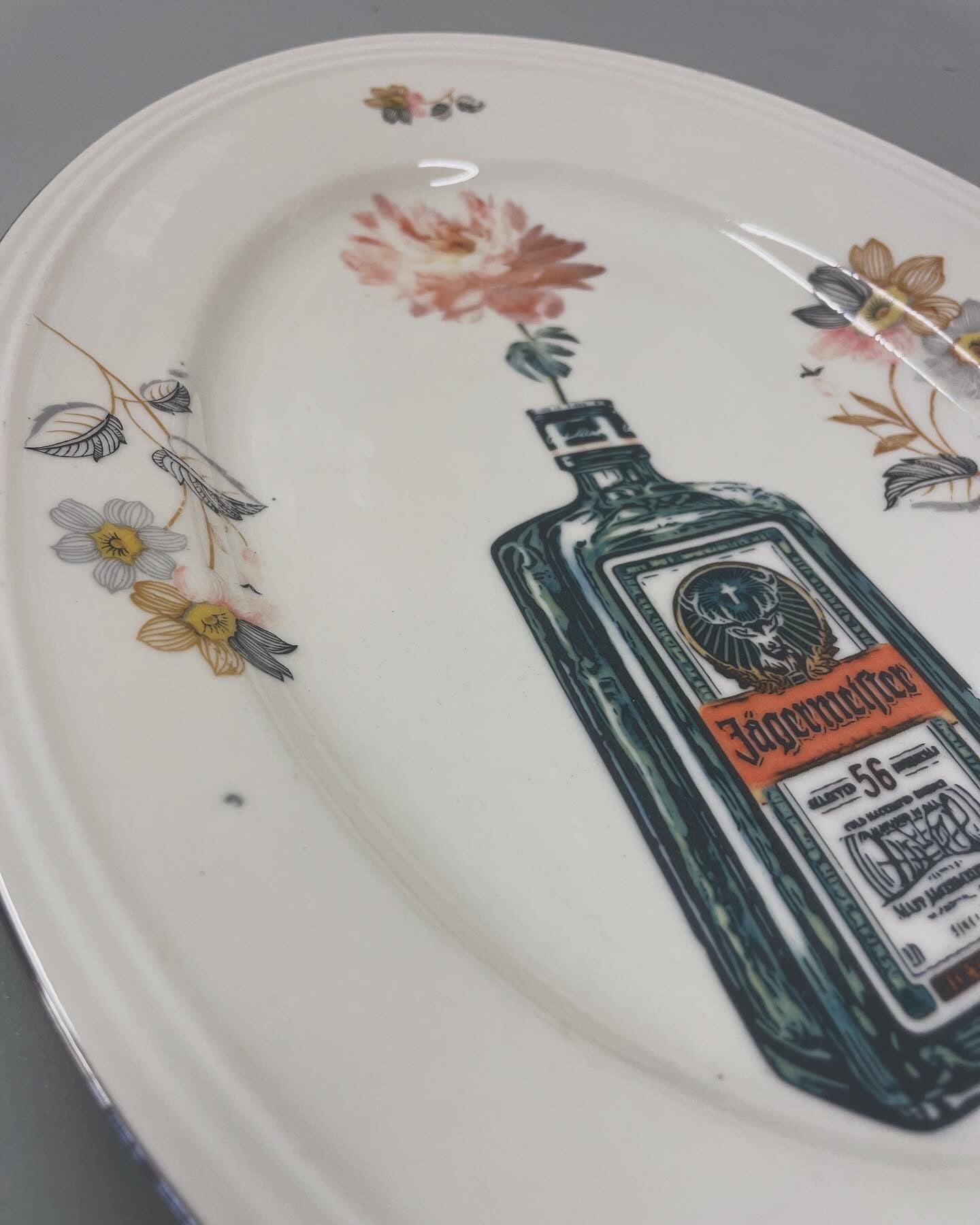 Gepimpte serveerschaal - Hij is ijs- en ijskoud