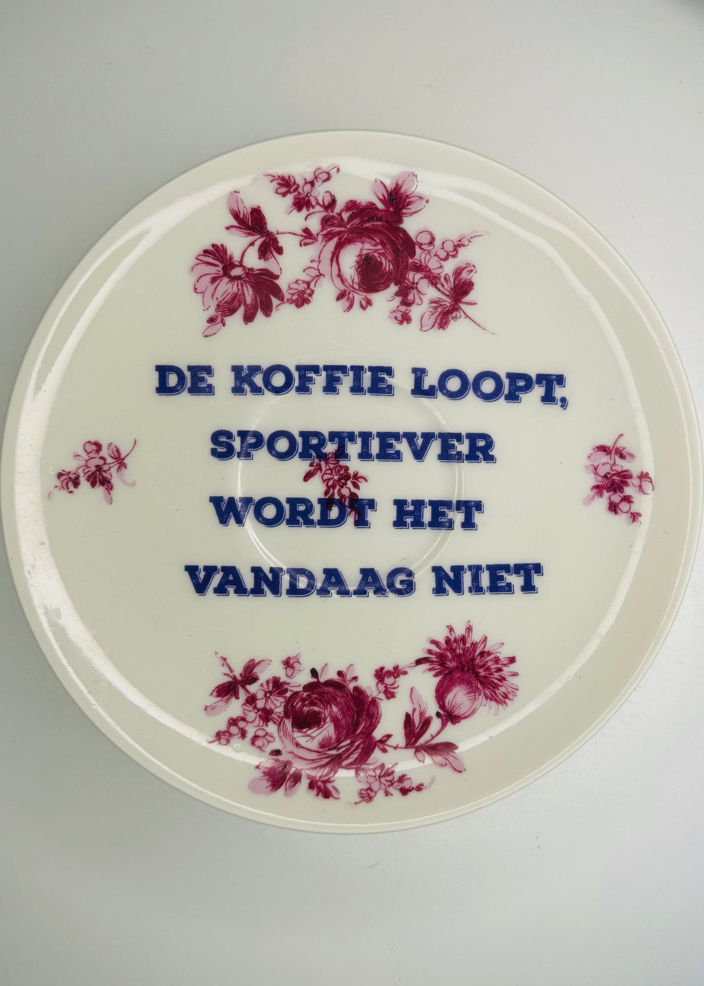 Wandbordje ‘Koffie loopt’