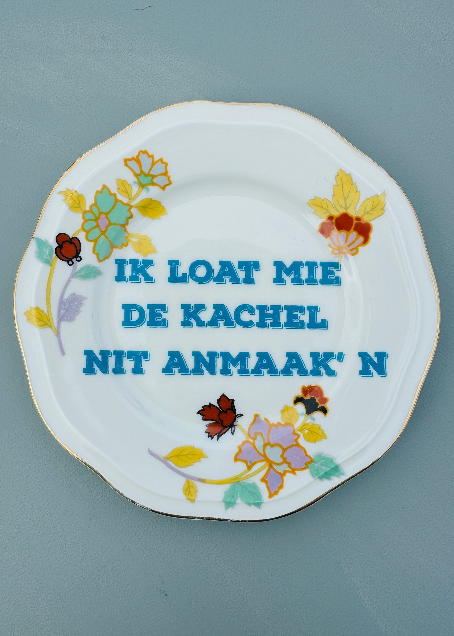 Wandbordje ‘kachel anmaak’n’