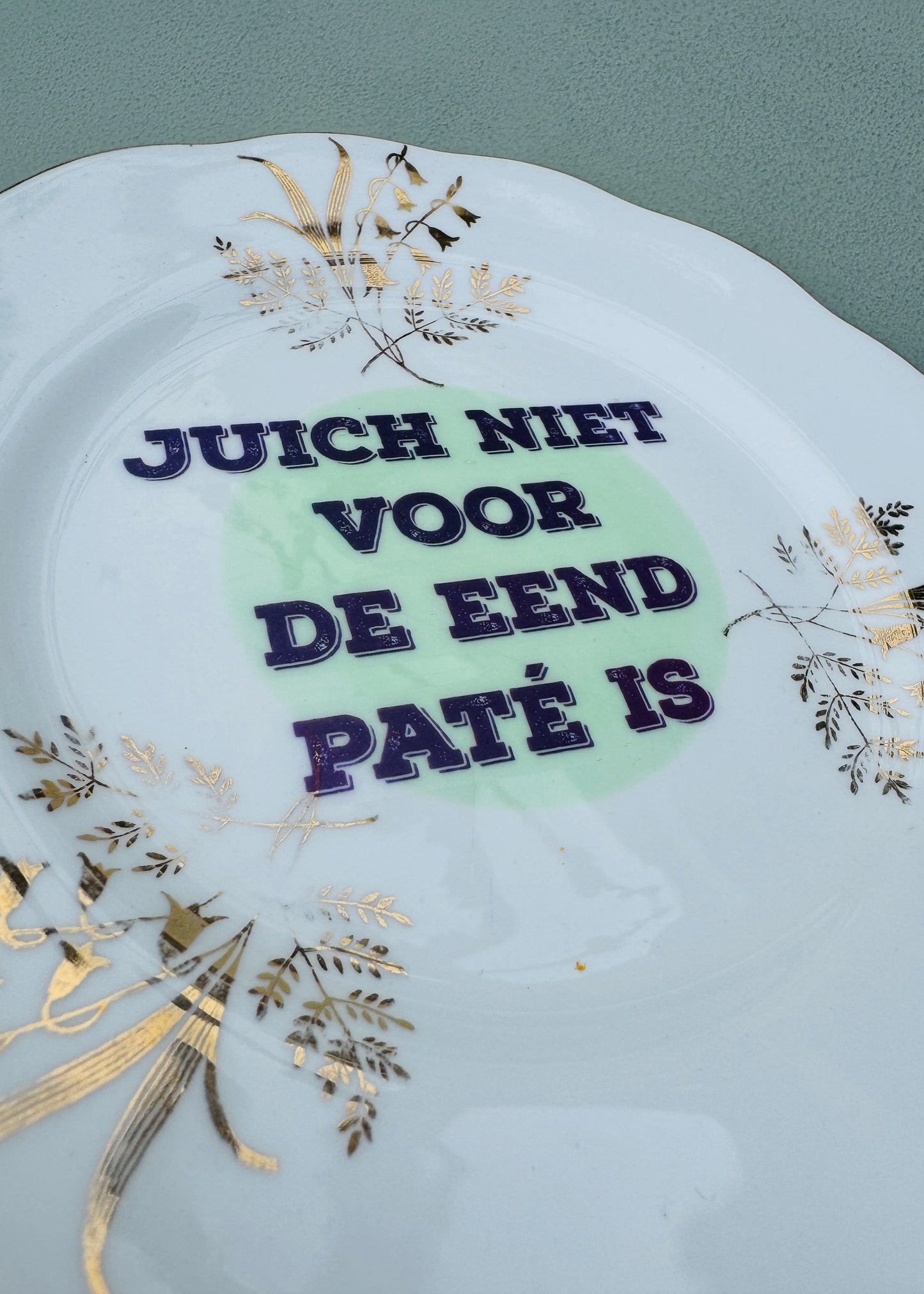 Wandbordje ‘Juichende eend’