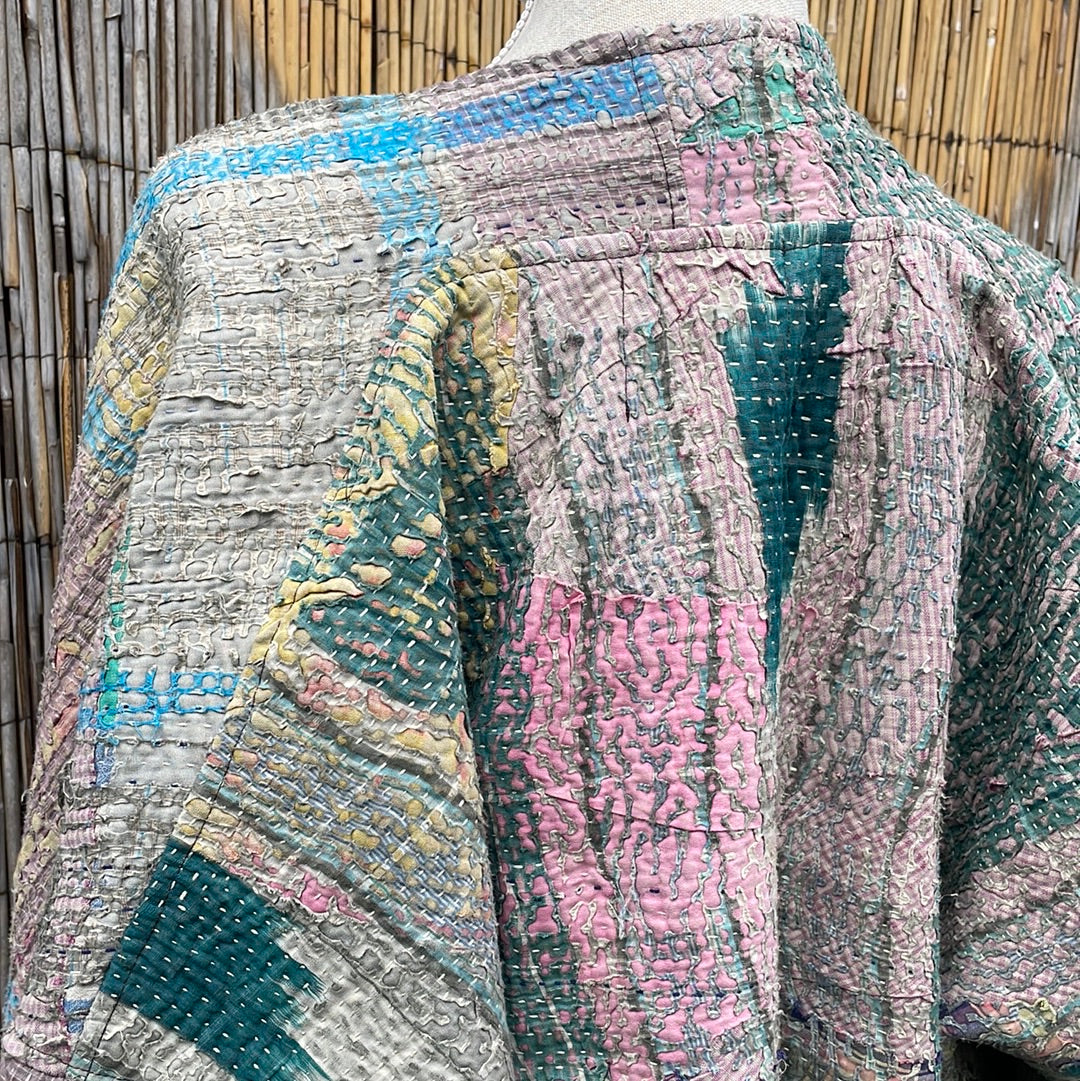 Kantha kimono jasje