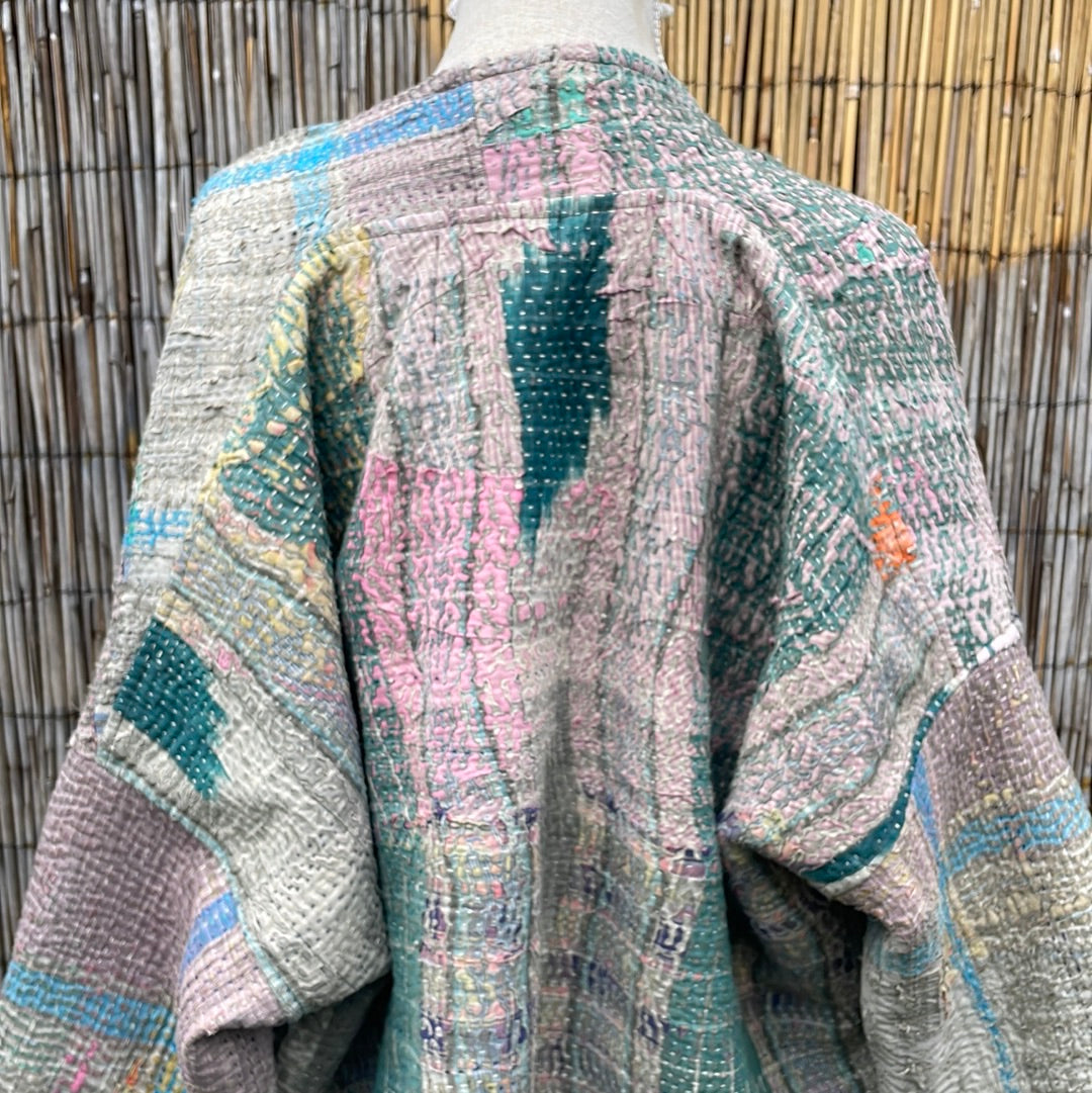 Kantha kimono jasje